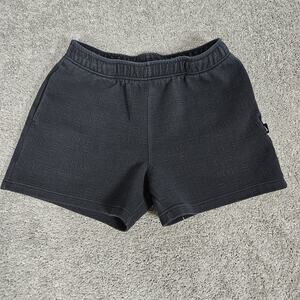 Nike Shorts Mens Large Black Textured AOP Jacquard Knit Sweatshorts Loungewear